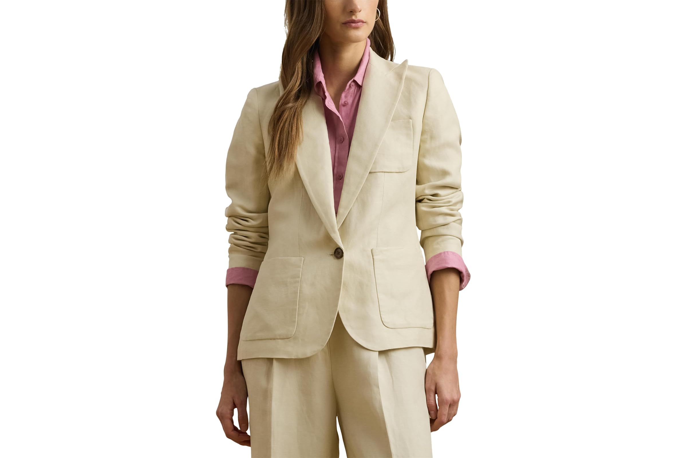 Lauren Ralph Lauren Linen-Blend Twill Blazer 24290₽