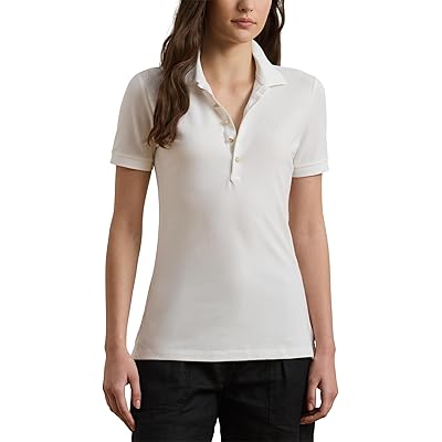 Lauren Ralph Lauren Petite Pique Polo Shirt