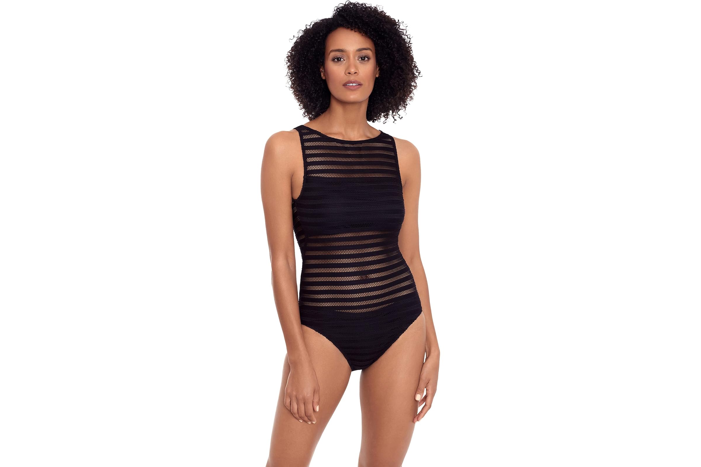Купальник Lauren Ralph Lauren Ottoman Mesh High Neck One-Piece 28990₽
