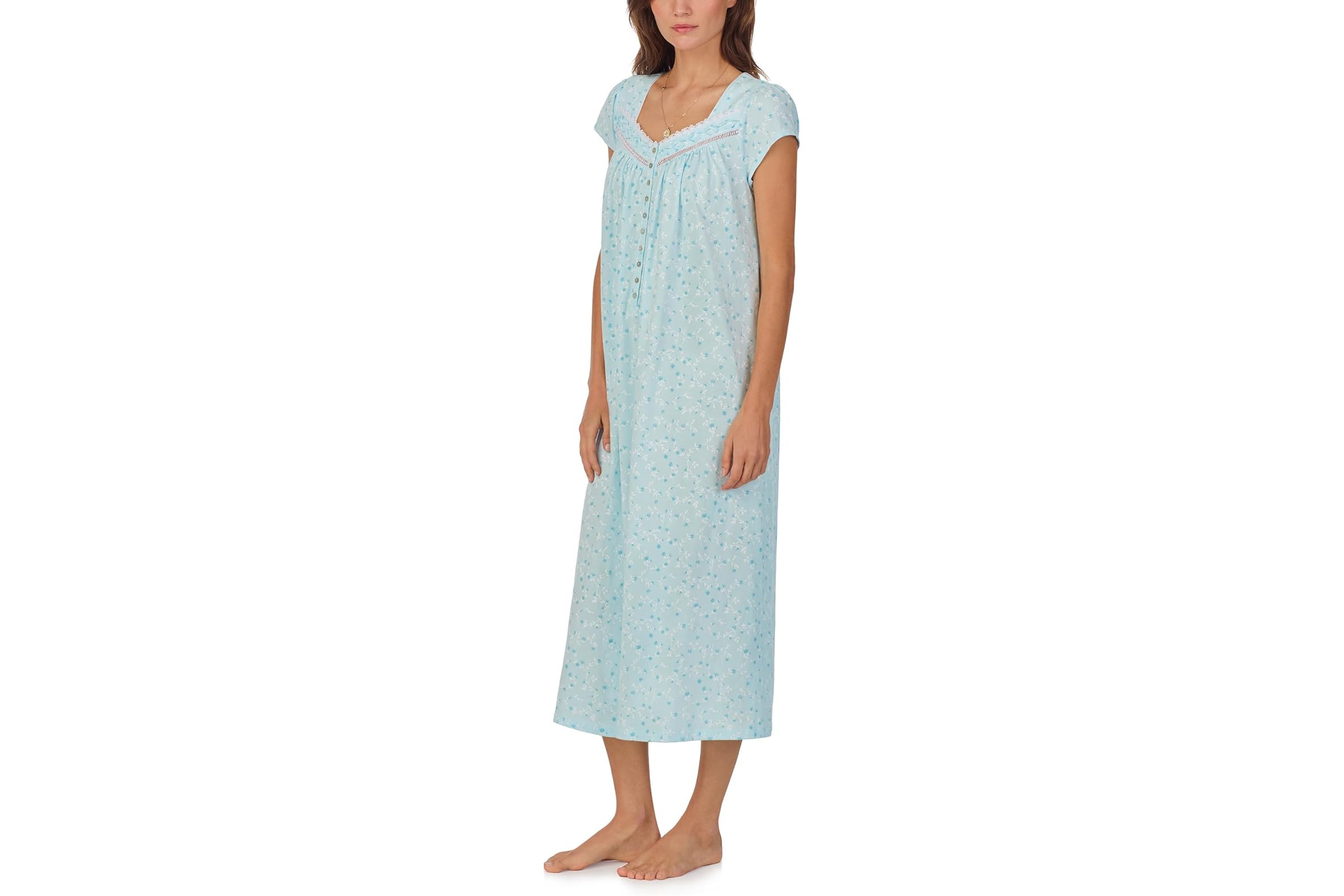 Eileen West Cap Sleeve Long Nightgown