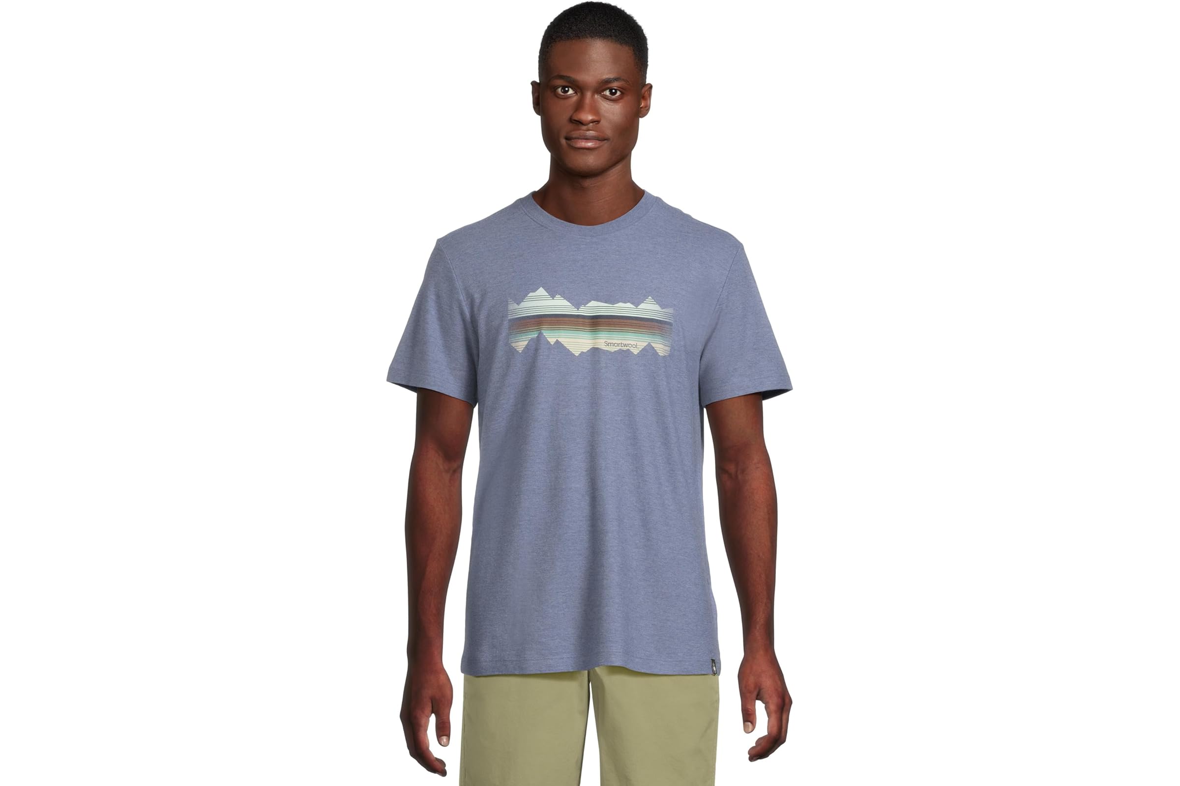 Мужская рубашка Smartwool Mountain Horizon Short Sleeve Graphic Tee 12390₽