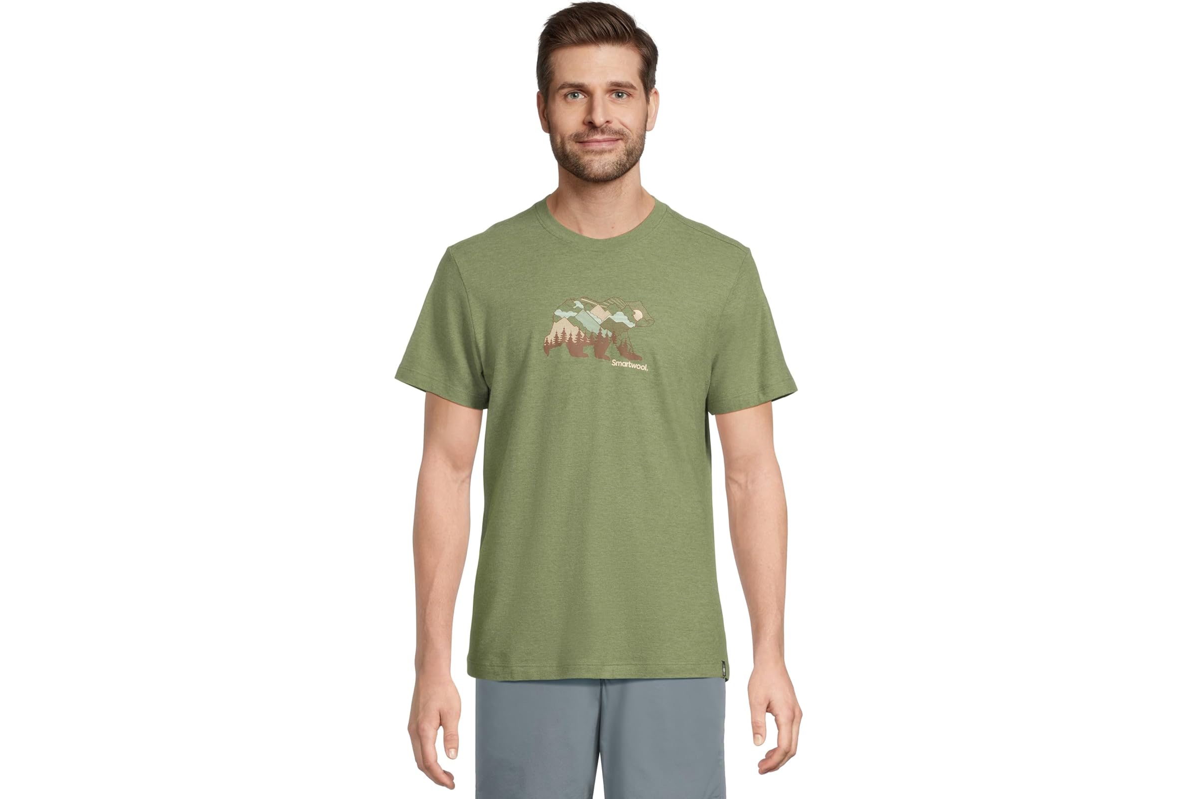 Мужская рубашка Smartwool Bear View Short Sleeve Graphic Tee 12290₽