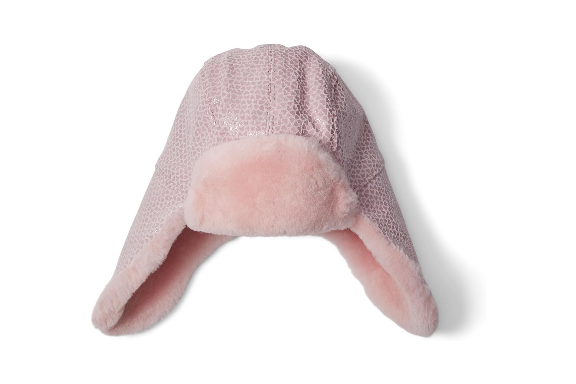 UGG Kids Pink Hearts Trapper Hat (Toddler/Little Kids)