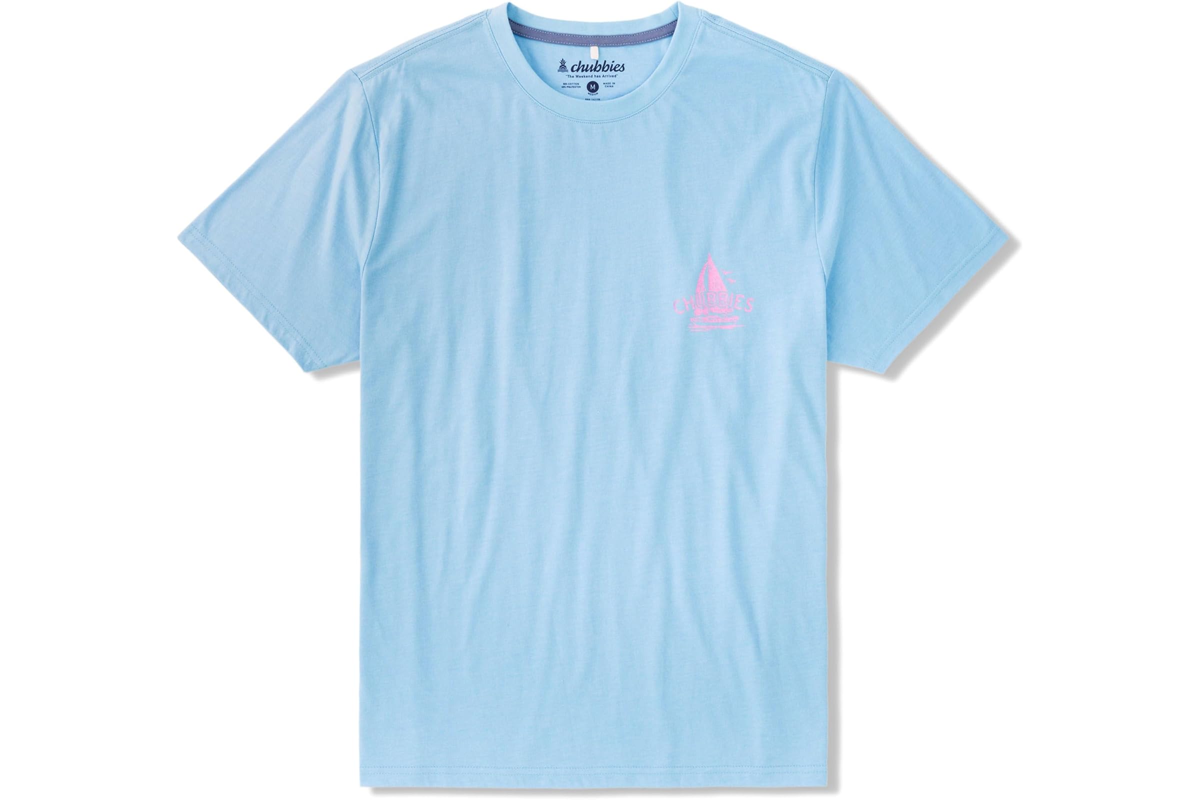 Мужская рубашка Chubbies The OMW To Vacay (Non Pocket Graphic T-Shirt)