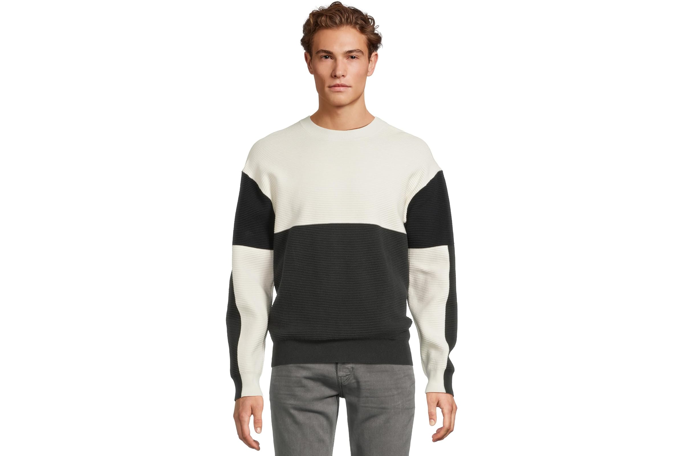 Свитер Armani Exchange Color Block Cotton Sweater 17290₽