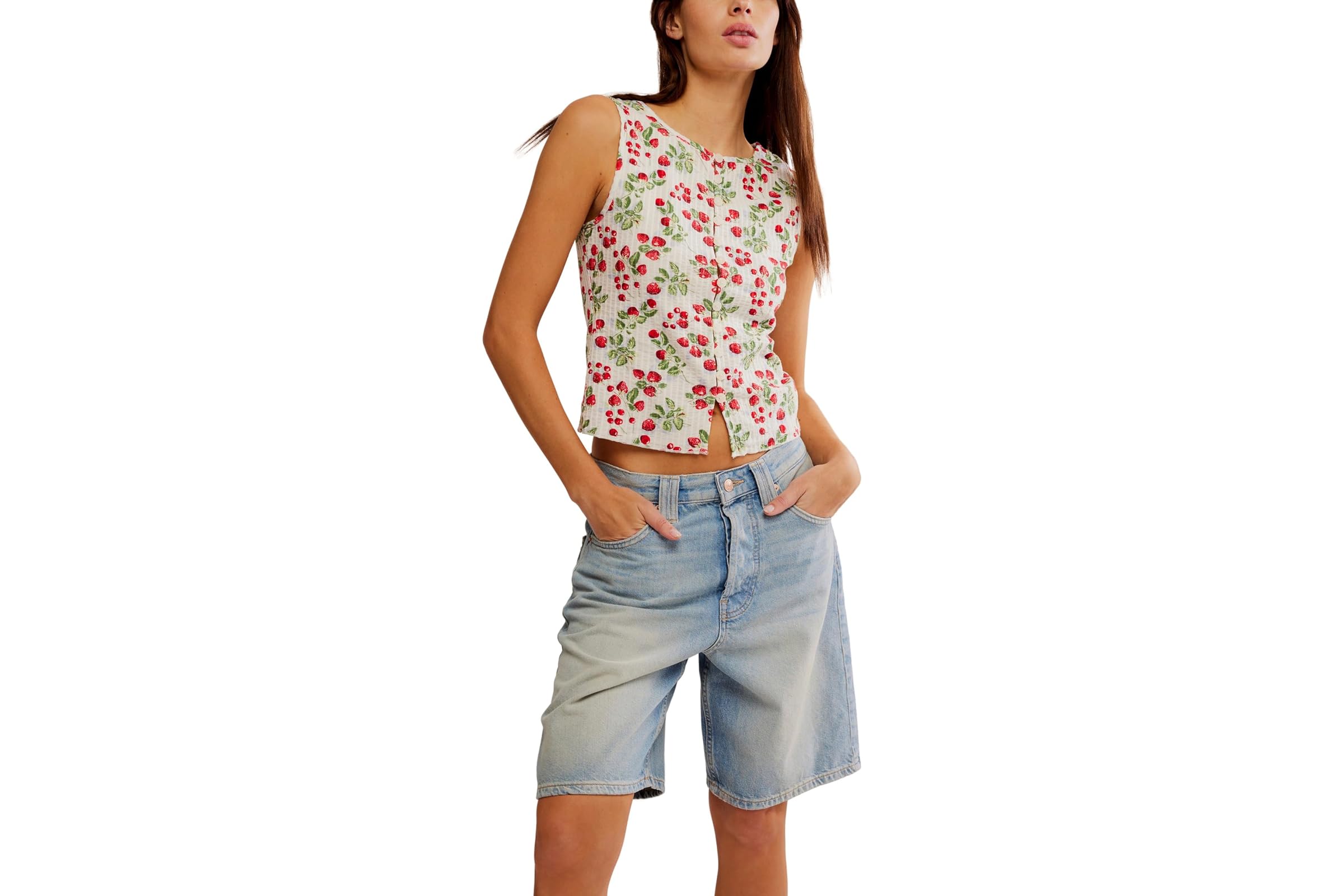 Free People Tilly Vest - Printed 9890₽