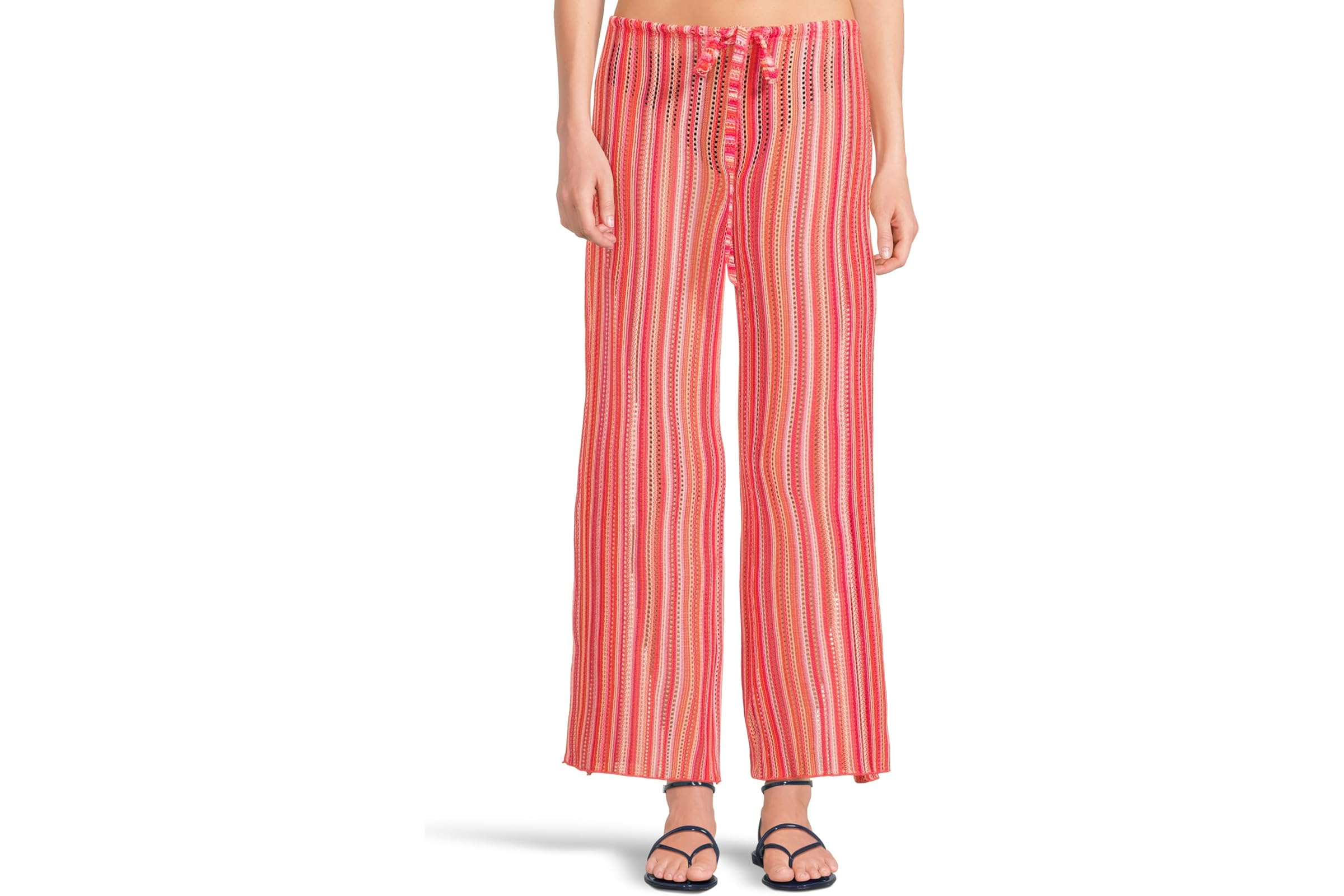 Брюки BECCA Beccas Seaside Crochet Split Leg Pant