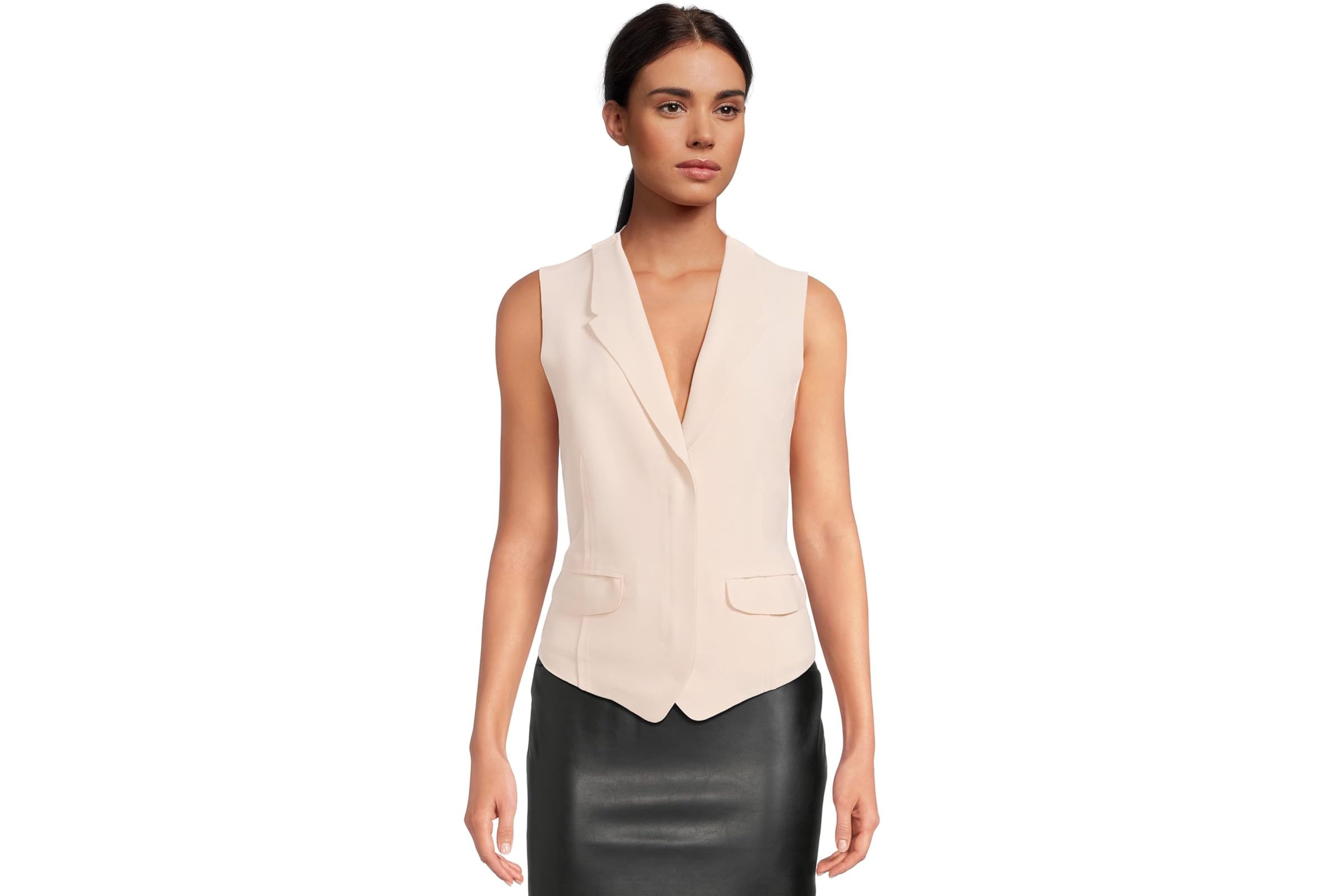 Norma Kamali Vest With Lapel 20590₽