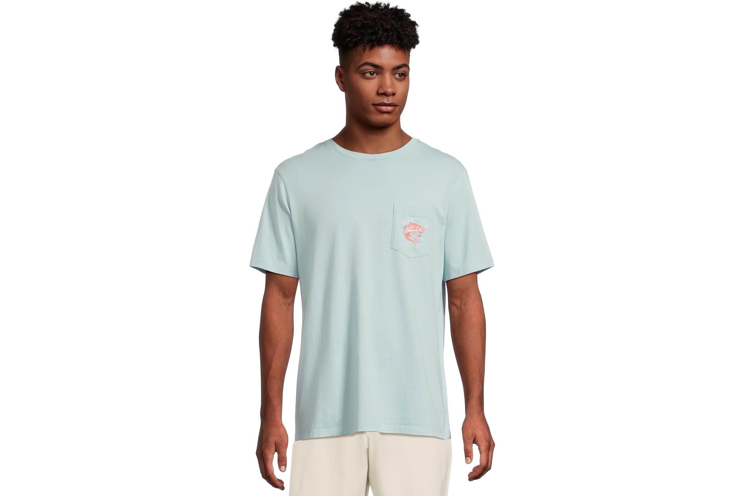Мужская рубашка Vineyard Vines Painted Redfish Short Sleeve Tee 8290₽