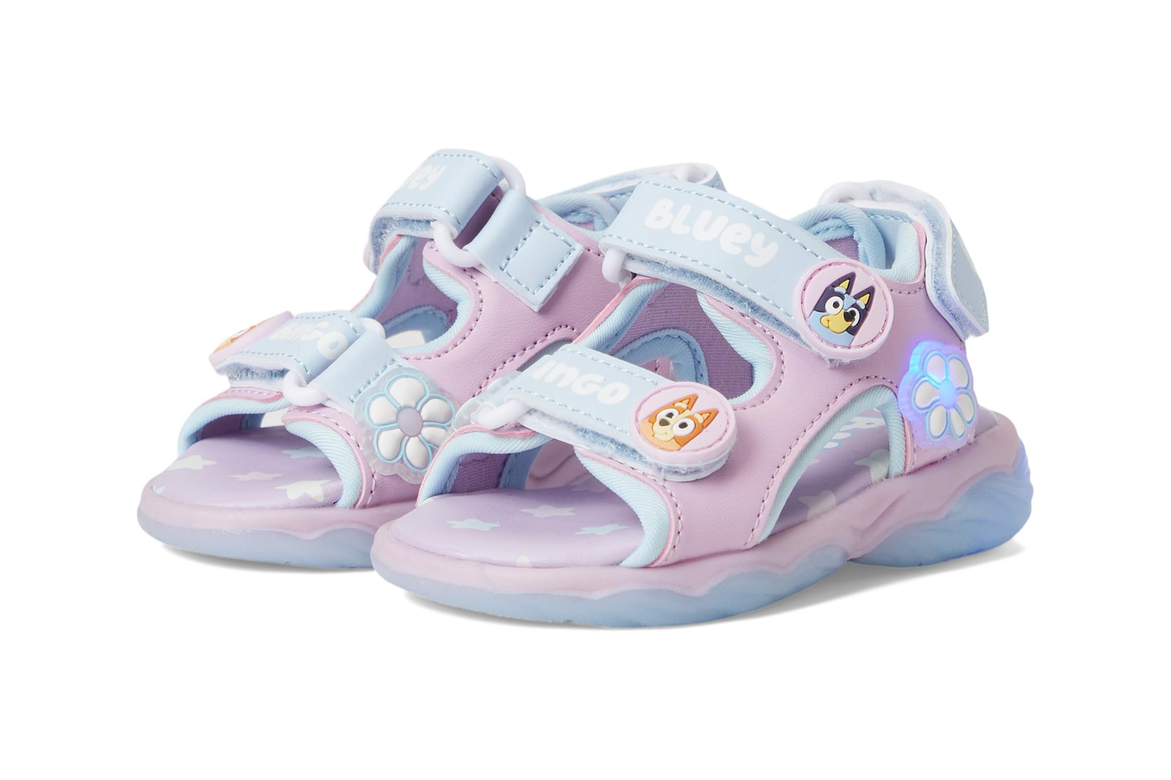 Ground Up Bluey and Bingo Light Up Sandals (Toddler/Little Kids)