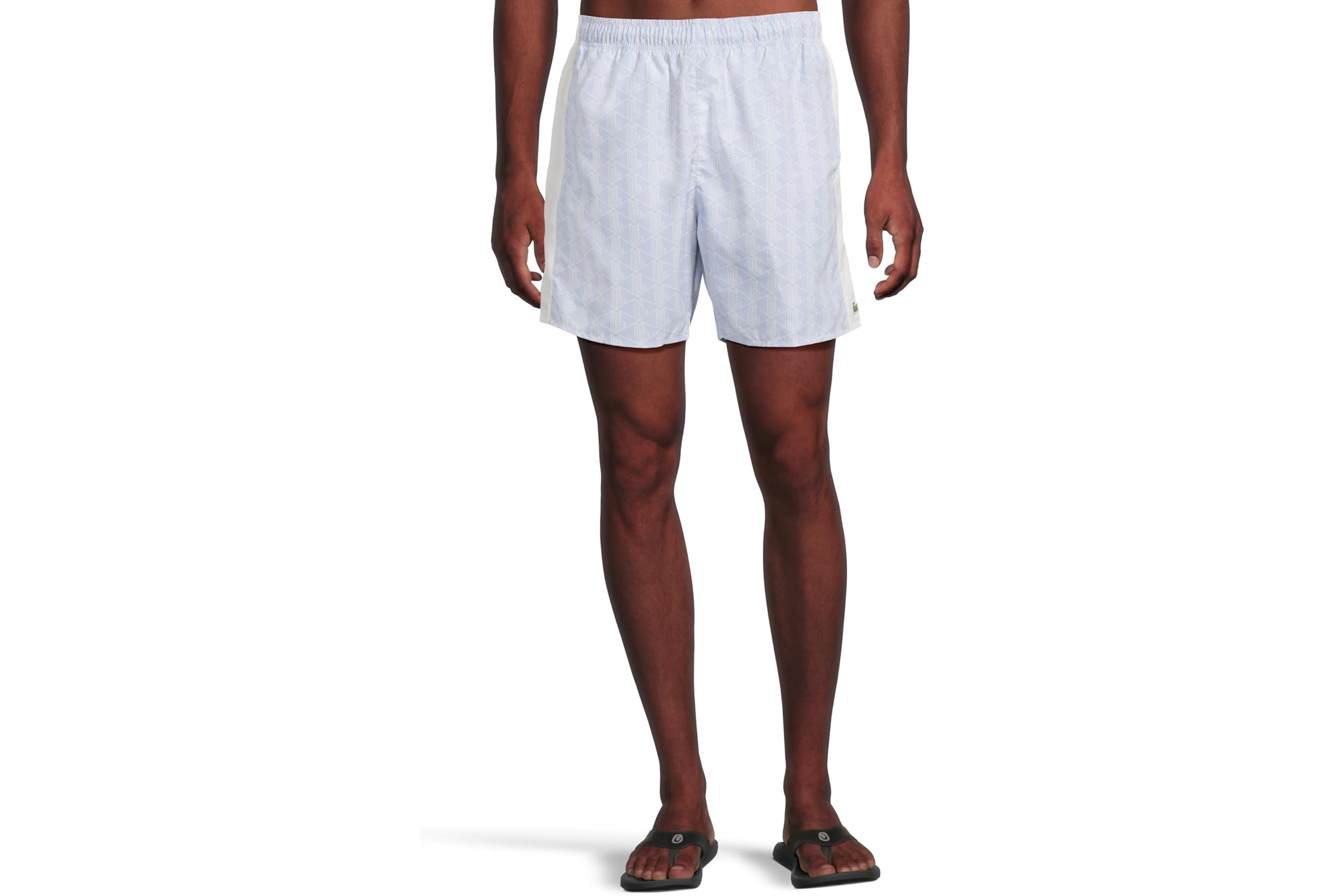 Плавки Lacoste Mid Length Monogram Print Swim Trunks 7590₽