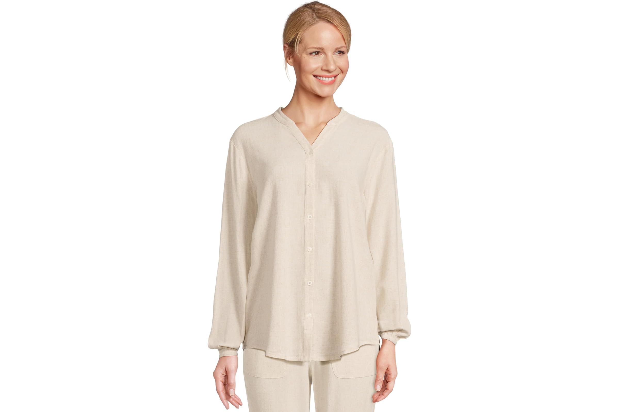 Barefoot Dreams Linen Blend Blouse 12590₽