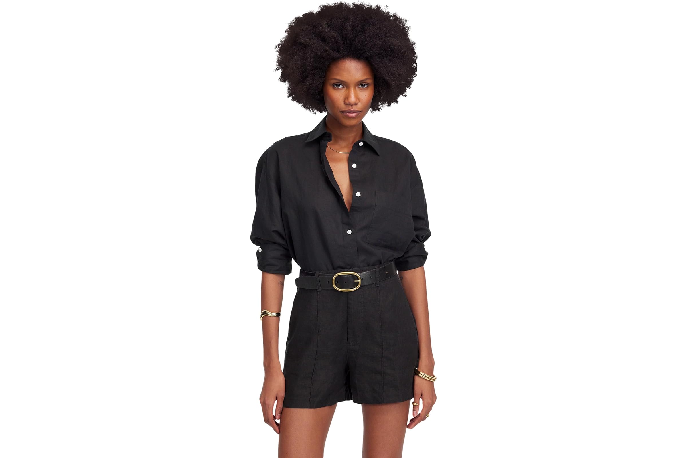 Шорты Madewell Linen Trouser Shorts 13790₽