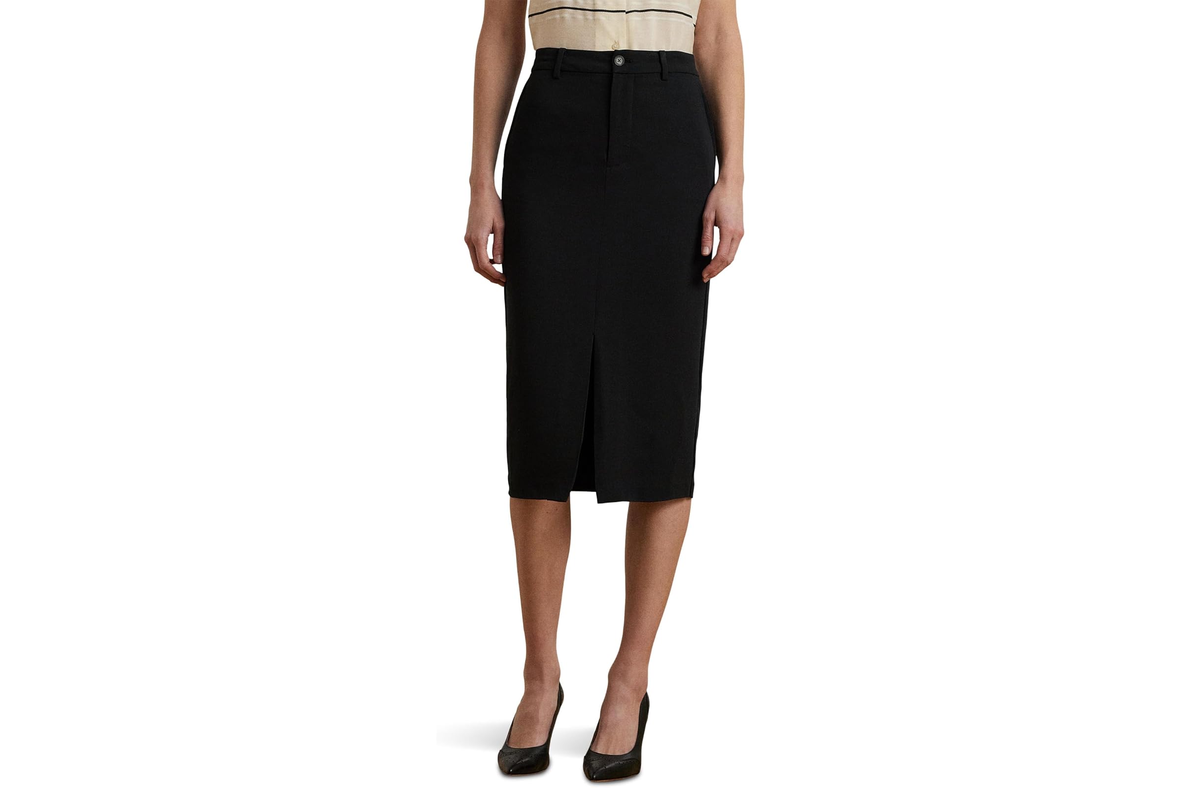 Юбка Lauren Ralph Lauren Petite Stretch Cady Pencil Skirt 31390₽