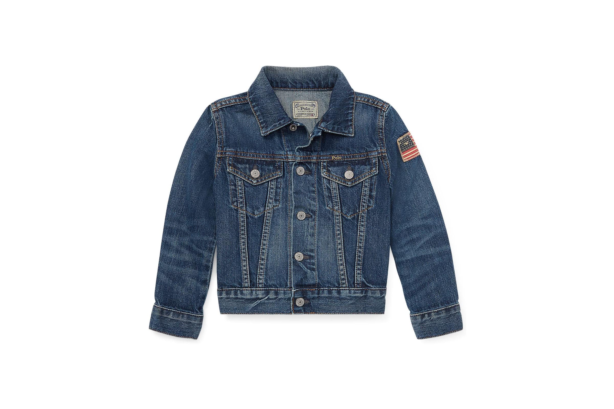 Polo Ralph Lauren Kids Cotton Denim Trucker Jacket (Little Kids)