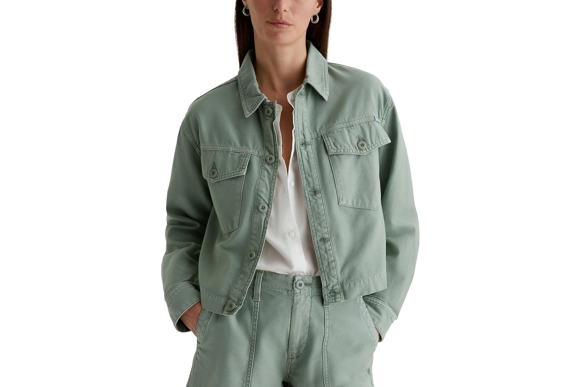 AG Jeans Valleta Utility Shirt Jacket 37190₽