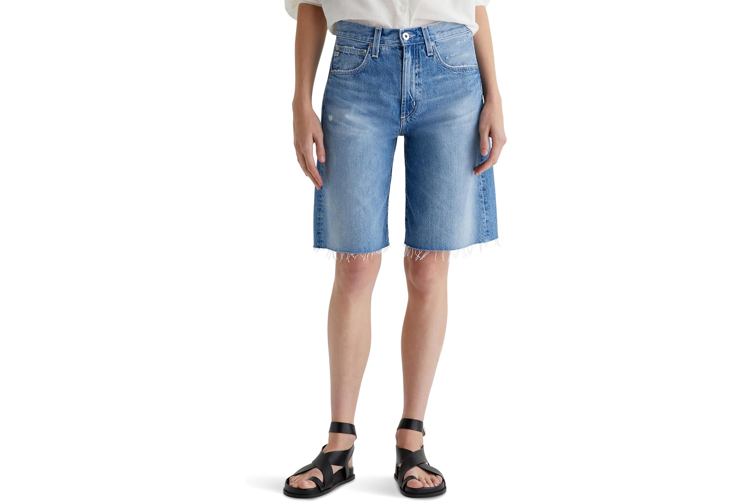 Шорты AG Jeans Hattie High Rise Barrel Shorts 38890₽