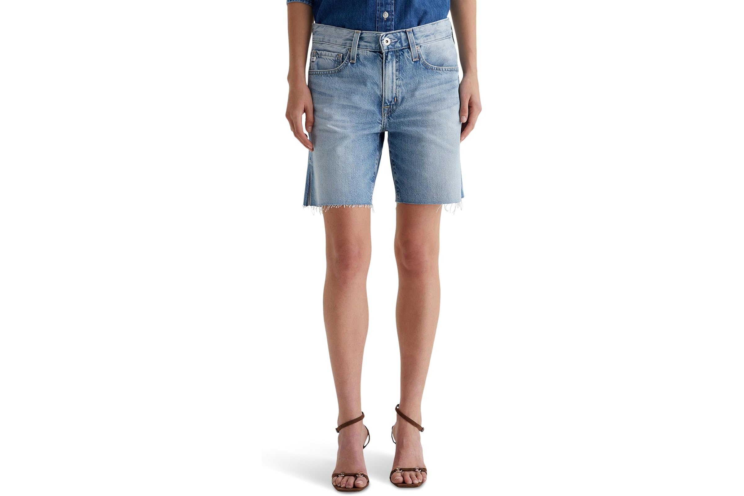 Шорты AG Jeans Ex-boyfriend Mid Rise Slouchy Shorts 30290₽