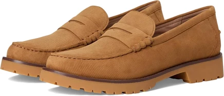 Женские лоуферы Cole Haan Treena Lug, вельветовые, золотисто-медовые