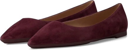 Женские балетки Cole Haan Grand Ambition 2.0 Angelina, замша, черно-бордовые