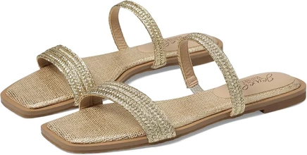 Jewel Badgley Mischka Helena gold fabric
