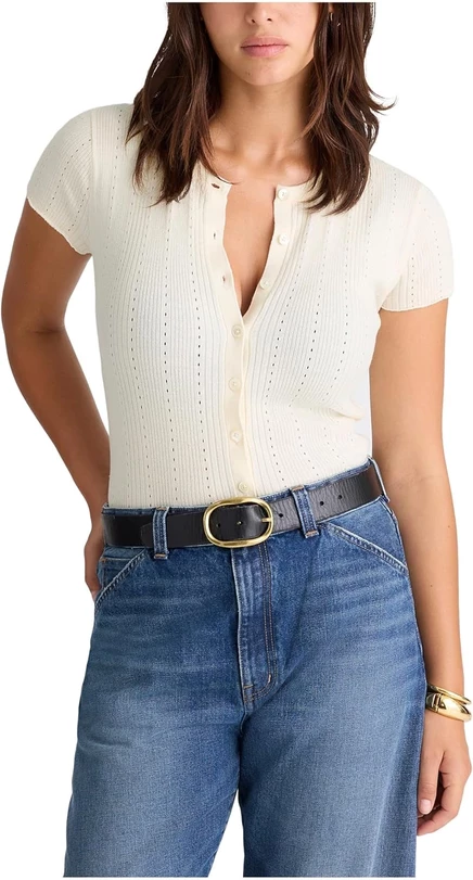 Свитер Madewell Lilla Short Sleeve Cardigan
