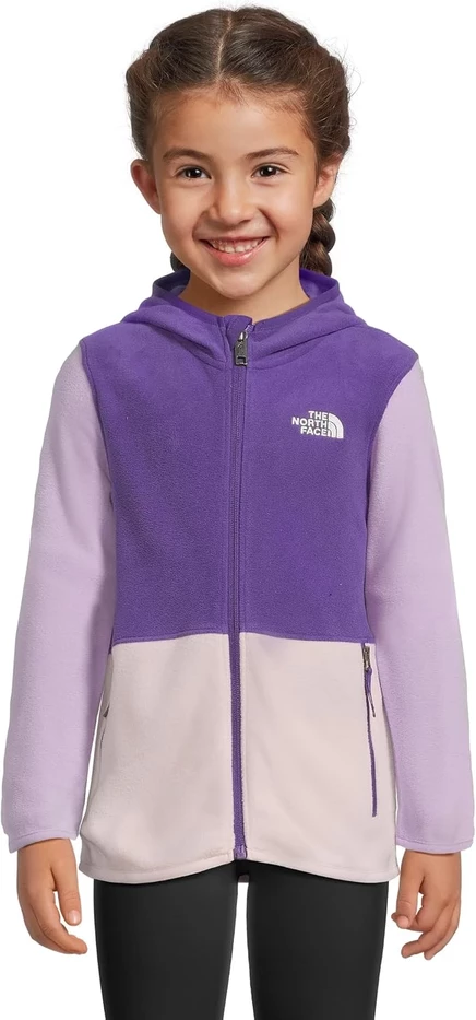 Толстовка The North Face Kids Glacier с капюшоном на молнии (для малышей) peak purple/lite lilac/pale blossom