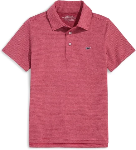 Поло для мальчиков Vineyard Vines Kids St. Jean Sankaty, красное