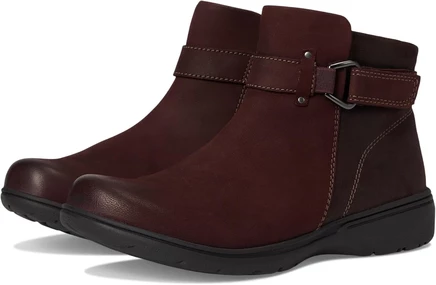 Комбинированный нубук Clarks Carleigh Drift merlot combi