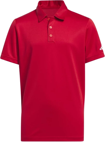 Детская поло adidas Golf Performance, красная