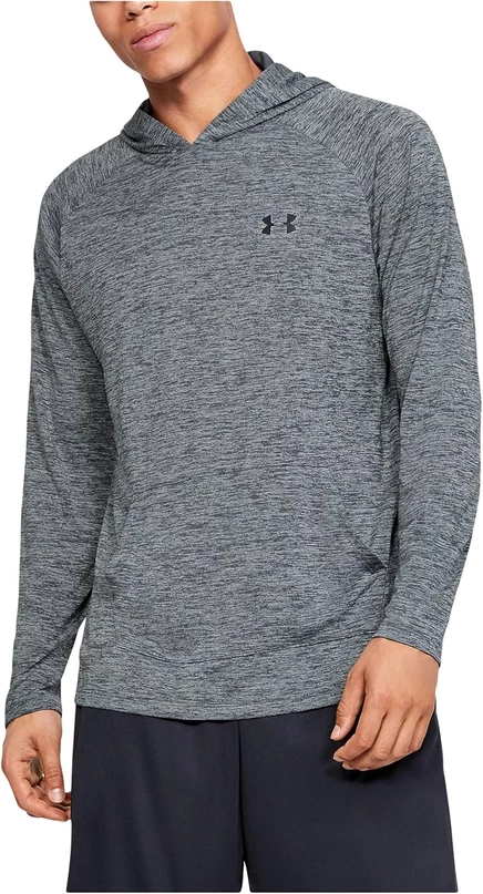 Толстовка с капюшоном Under Armour Tech 2.0 темно-серая/черная