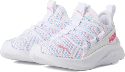 Детские кроссовки Puma Softride One4All, бело-розовые