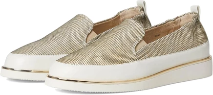 Женские кроссовки Vaneli Quin camel raffia/white nappa