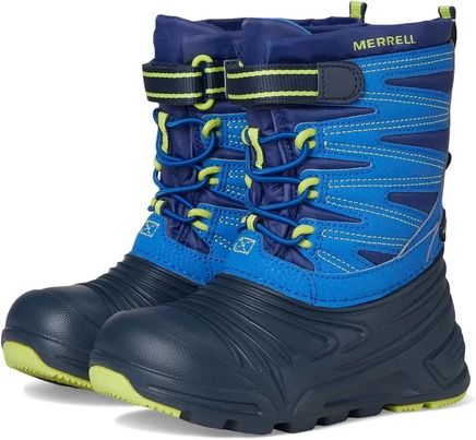 Merrell Kids Snow Quest Lite 3.0 Junior Водонепроницаемый (для малышей) синий/зеленый