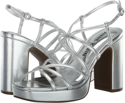 Женские босоножки Anne Klein Zenon, серебристые