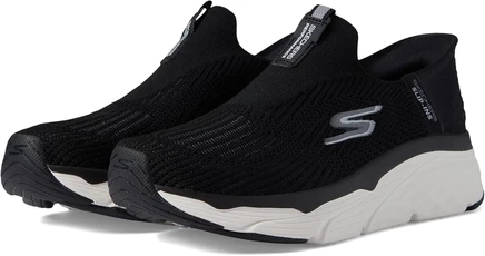 Кроссовки skechers max cushioning elite vanish, черно-белые