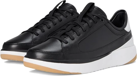 Женские кеды Cole Haan Grandpro Court, кожа, черно-белые