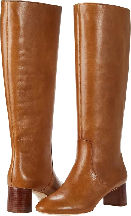 Женские сапоги Loeffler Randall Gia кожаные, хаки