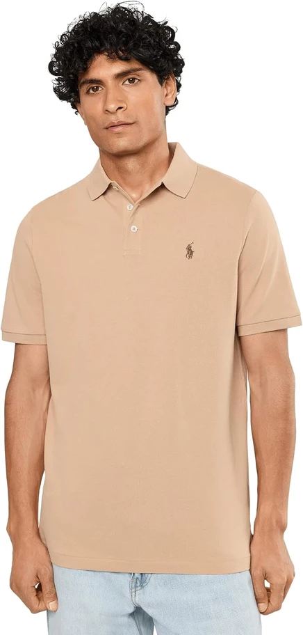 Мужская поло Polo Ralph Lauren Classic Fit, винтажный хаки