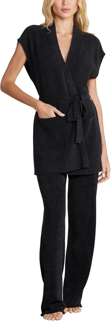 Женская жилетка Barefoot Dreams CozyChic Ultra Lite, черная