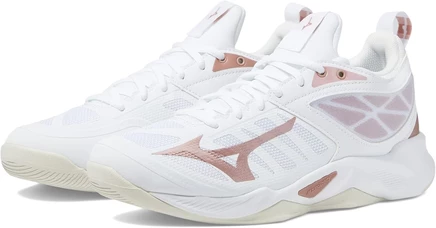 Mizuno Wave Dimension белый/розовое золото