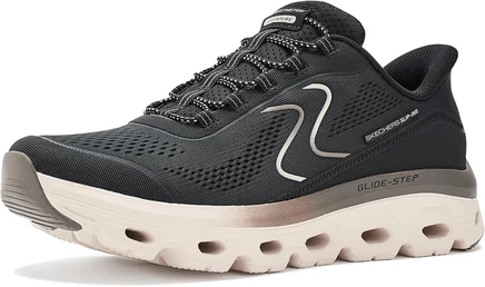 Кроссовки Skechers Glide Step Slip-Ins, черный/натуральный