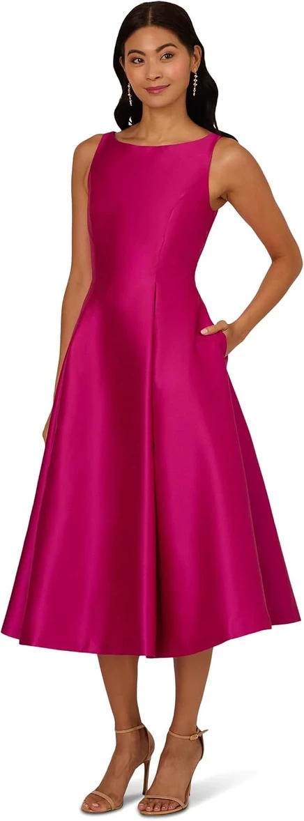 Платье Adrianna Papell Sleeveless Tea Length Dress