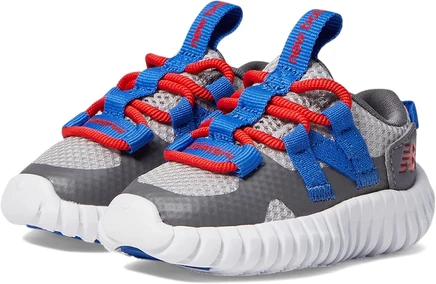 Детские кроссовки New Balance Playgruv v2, серо-красные