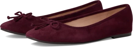 Женские балетки Cole Haan Yara Soft Ballet, черные/бордовые