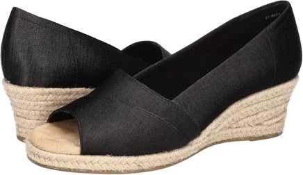 Женские босоножки Easy Street Jasper на танкетке, черные