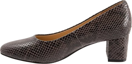 Женские туфли Trotters Kari, тёмно-серые под змею
