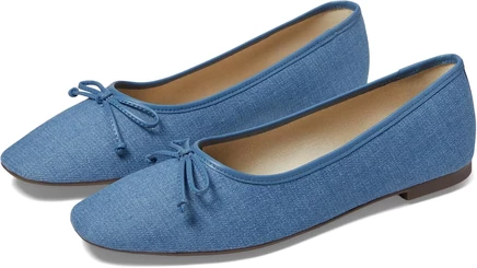 Женские балетки Schutz Arissa кожаные, синие