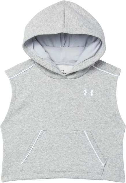 Женский свитшот Under Armour Kids Rival Fleece Piped Sleeveless Hoodie (Big Kid)
