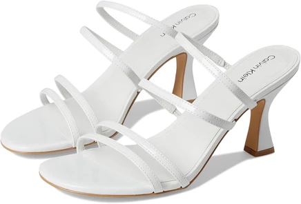 Женские босоножки Calvin Klein Jayla, белые лаковые